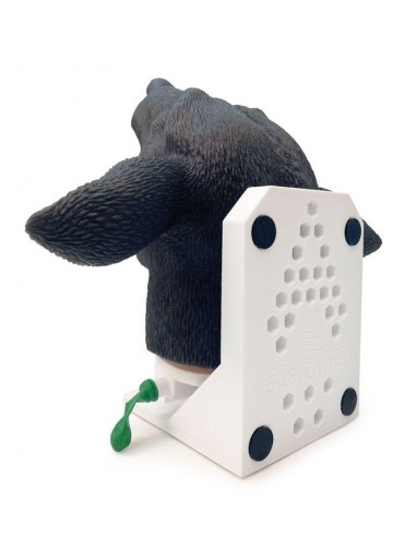 Cabeça de cão para simulação de...